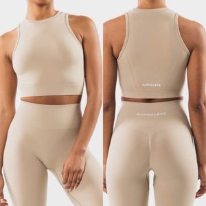 BRAND NEW Alphalete Stratus Crop Tank Linen Amplify Top Align Pant Leggings